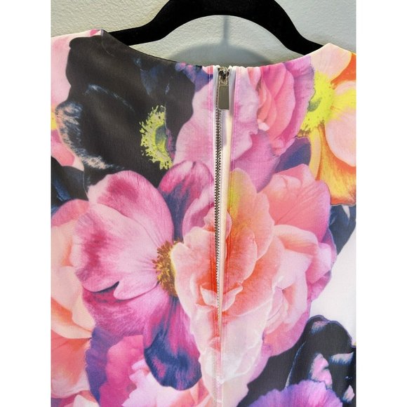 VINCE CAMUTO Womens‎ sleeveless short floral dress size 2 - Picture 6 of 7